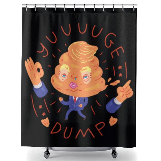Yuge Trump Shower Curtains