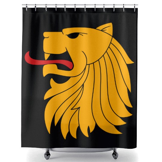 Lion head Shower Curtains