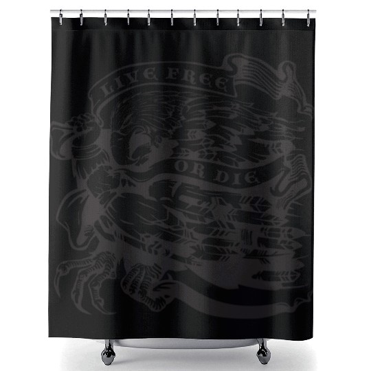 Live Free or Die Shower Curtains
