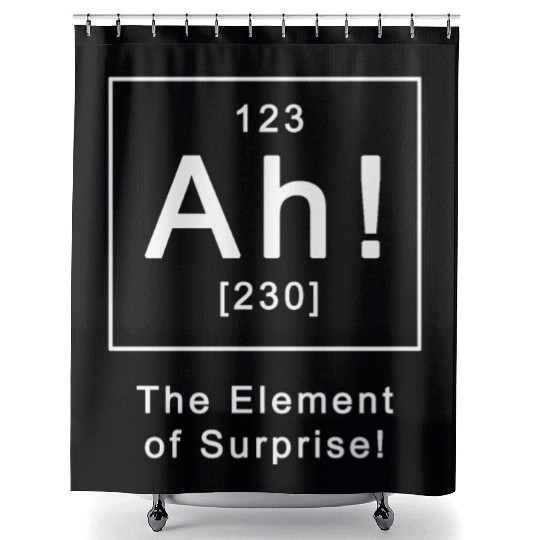 Science Funny Chemistry Periodic Table Shower Curtains