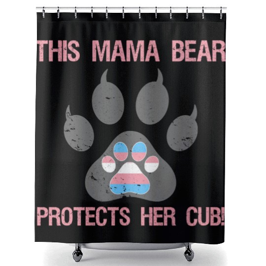 Transgender Pride For Mom Shower Curtains