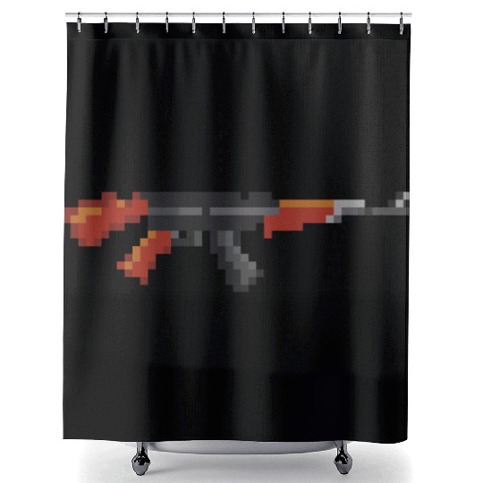 pixel gun Shower Curtains
