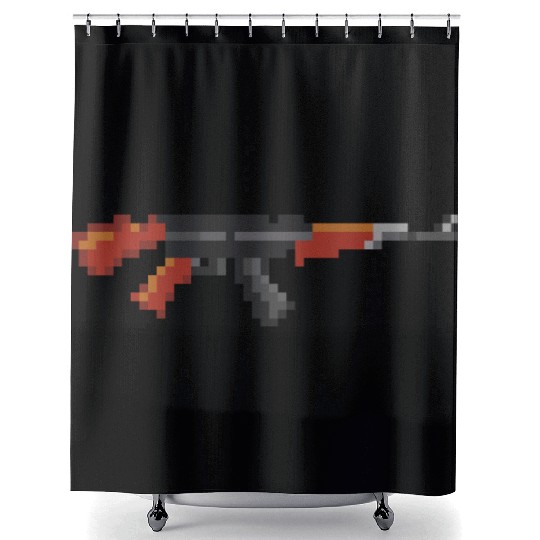 pixel gun Shower Curtains