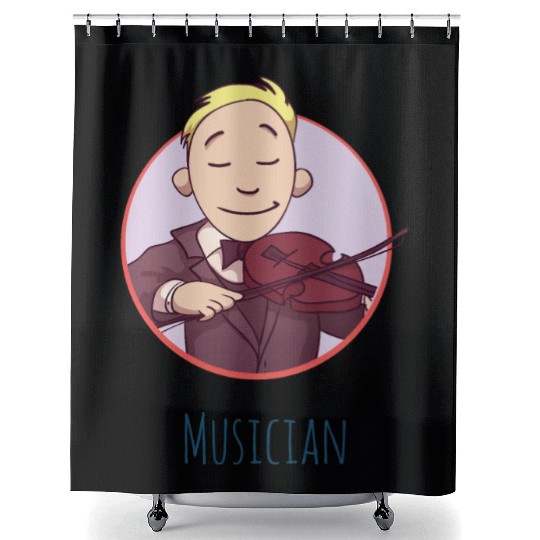Musician Shower Curtains