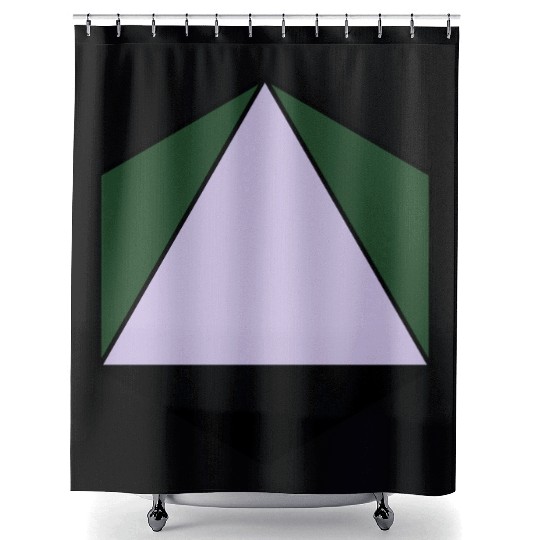 platonic solid Shower Curtains