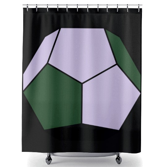 platonic solid Shower Curtains