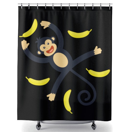 monkey Shower Curtains