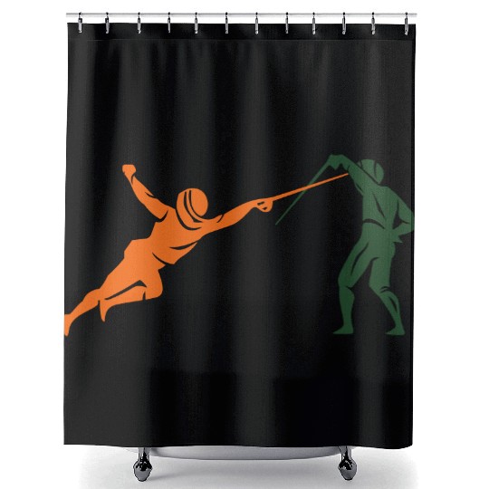 fencing Shower Curtains