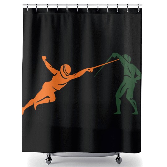 fencing Shower Curtains