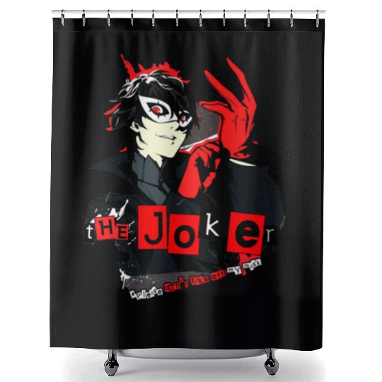 Persona 5 joker Shower Curtains