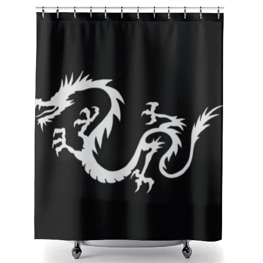Chinese Dragon Shower Curtains