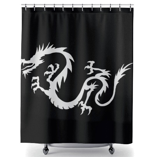 Chinese Dragon Shower Curtains