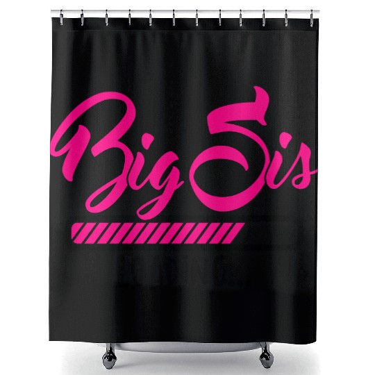 Big Sis loading - Big Sister loading - Pregnancy Shower Curtains