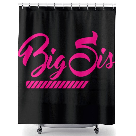 Big Sis loading - Big Sister loading - Pregnancy Shower Curtains