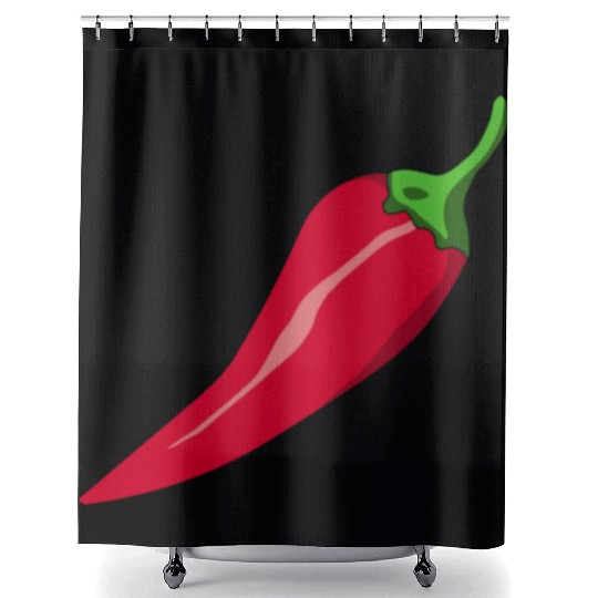 paprika chilli chili pepper citrus veggie gemuese Shower Curtains