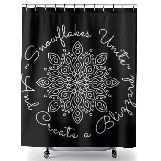 Liberal Snowflakes Unite and Create a Blizzard Shower Curtains