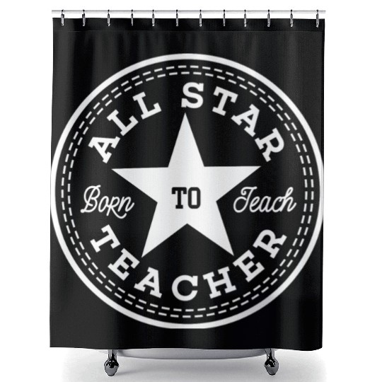 All star teacher Shower Curtains