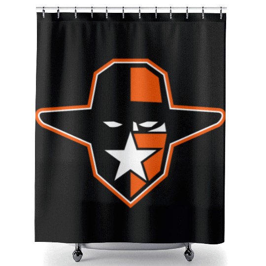 Cowboy Outlaw Star Icon Shower Curtains