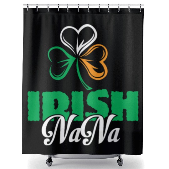 Irish Nana Shamrock Clover - Cute Irish Shower Curtains