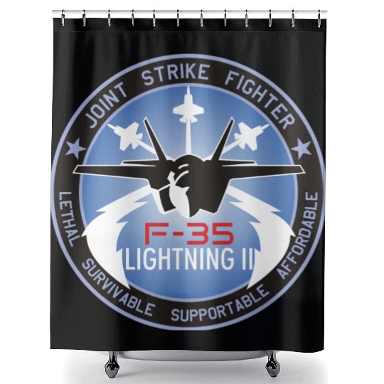 F-35 Lightning II Shower Curtains