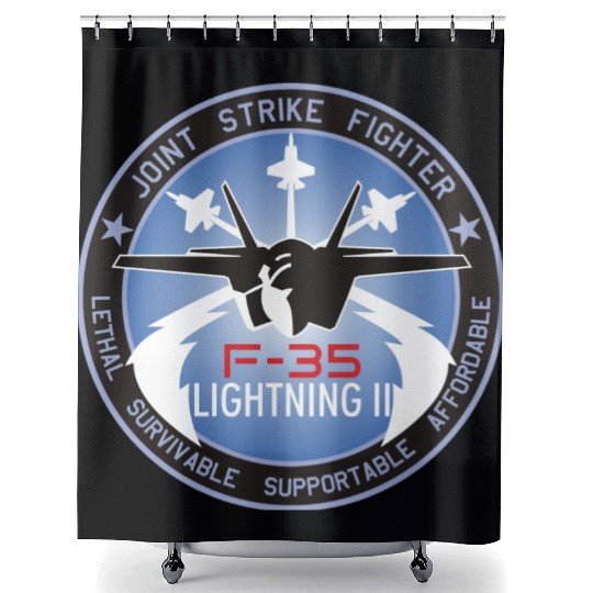 F-35 Lightning II Shower Curtains