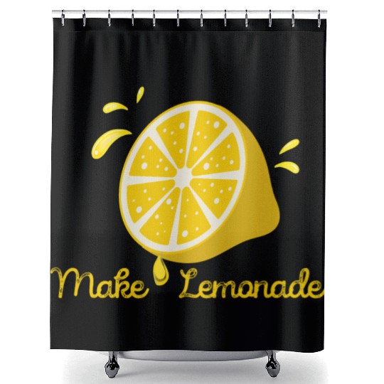Make Lemonade From Life Lemons Shower Curtains