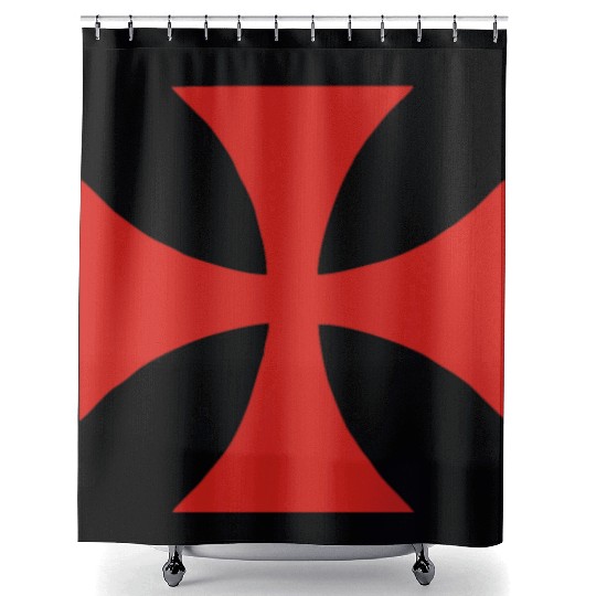 Knights Templar Funny Shower Curtains