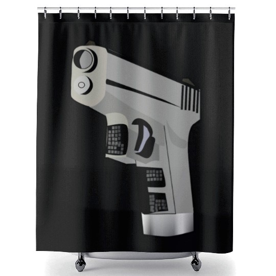 Gun Shower Curtains