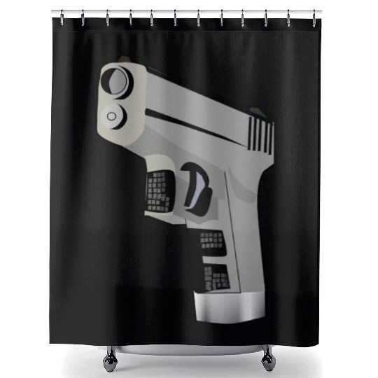 Gun Shower Curtains