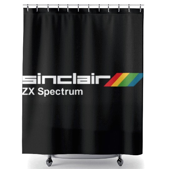 Sinclair Zx Spectrum Mens Retro 80 s Video Game T Shower Curtains