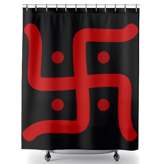 Hindu Swastika Shower Curtains