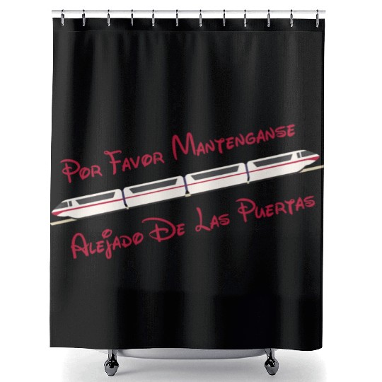 Monorail - Por Favor Shower Curtains