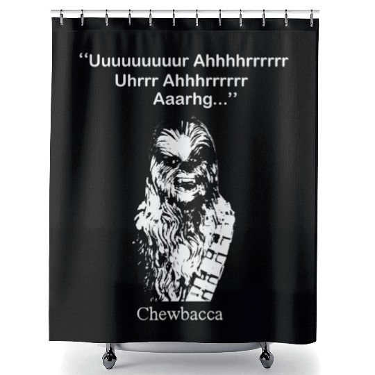 Chewbacca T - Shower Curtains - Star Wars fan