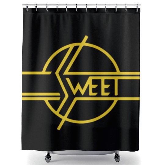 New THE SWEET BAND Glam 70s Classic Rock Band 70s Shower Curtains