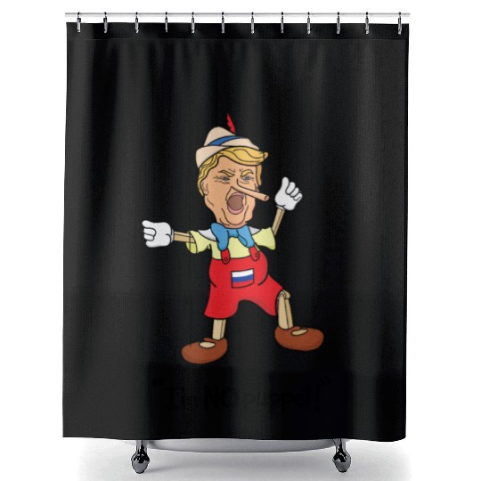 Pinocchio Trump Shower Curtains