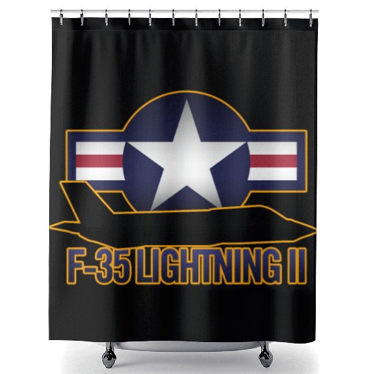 F-35 Lightning II Shower Curtains