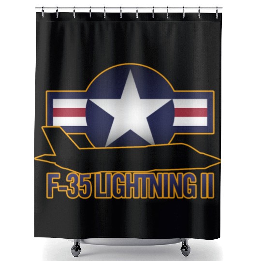 F-35 Lightning II Shower Curtains