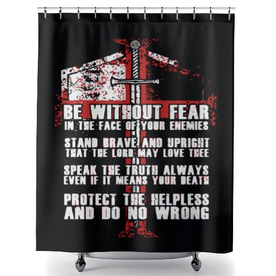Templar - the knights templar code Shower Curtains