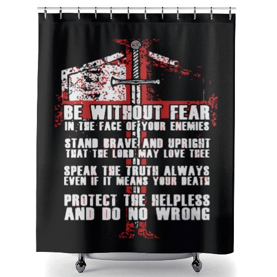 Templar - the knights templar code Shower Curtains