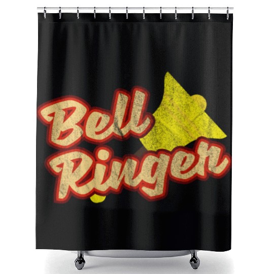 Christmas Gift - Bell RInger Shower Curtains