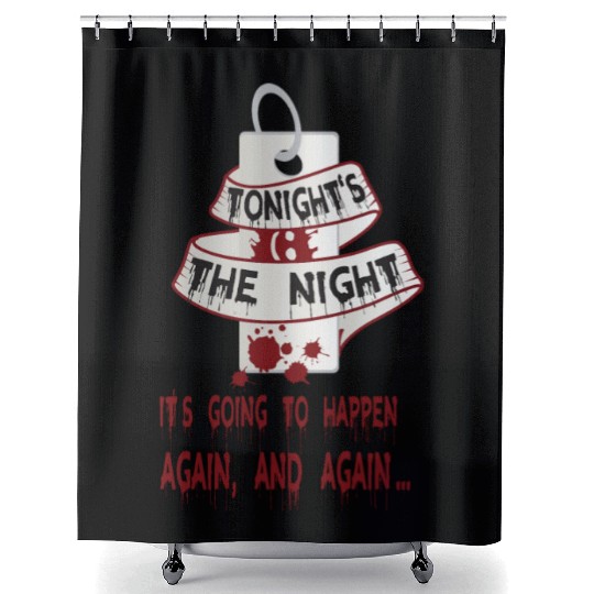 Dexter Blood Night Shower Curtains