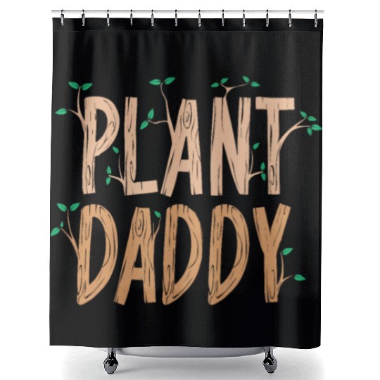 Plant Daddy Gardening Shower Curtains