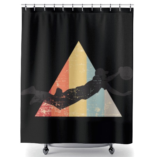 Ultimate Frisbee Layout Shower Curtains