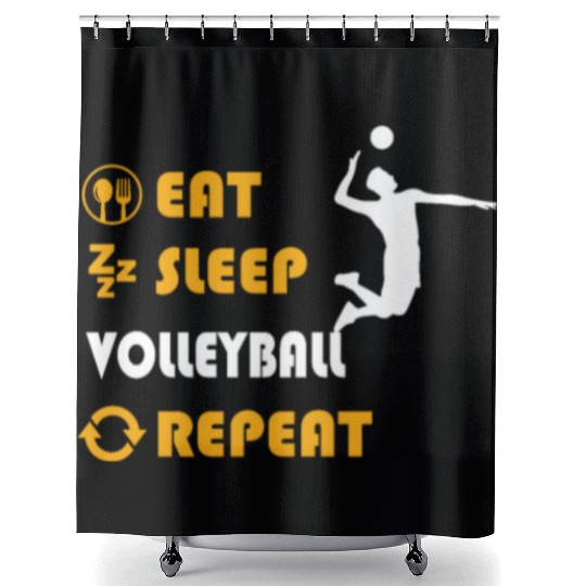 Volleyball - present for men and women Shower Curtains
