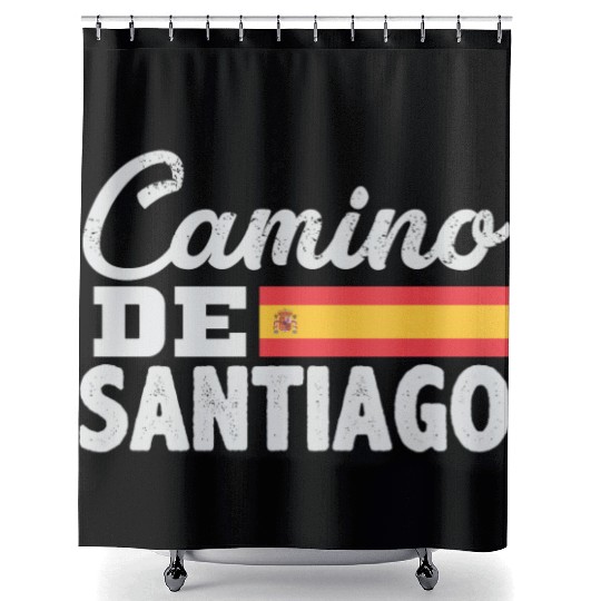 Camino De Santiago Way of Saint James Shower Curtains