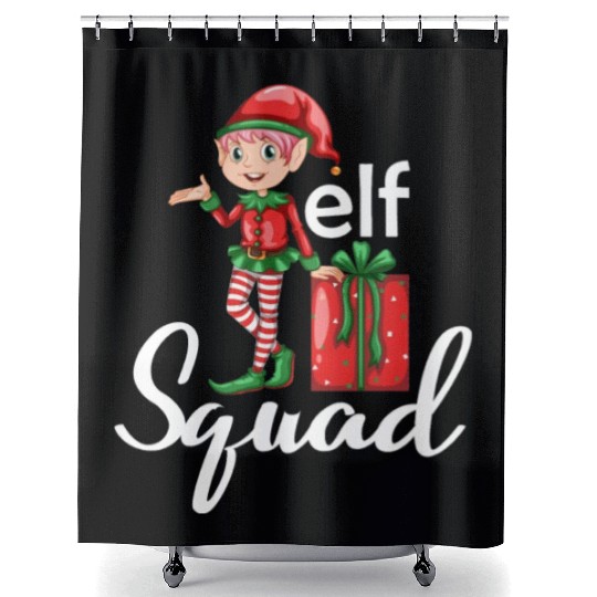 elf squad Shower Curtains