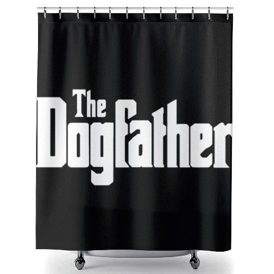 dog father Shower Curtains