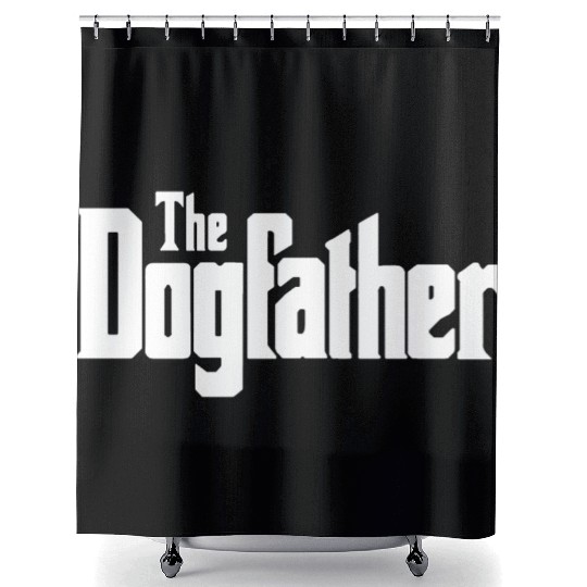 dog father Shower Curtains