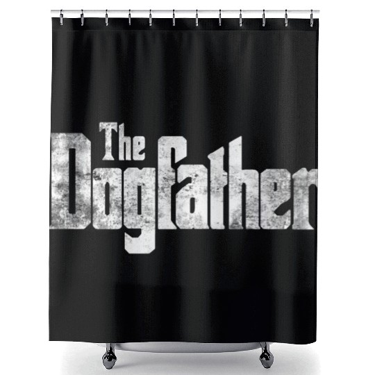 dog father Shower Curtains