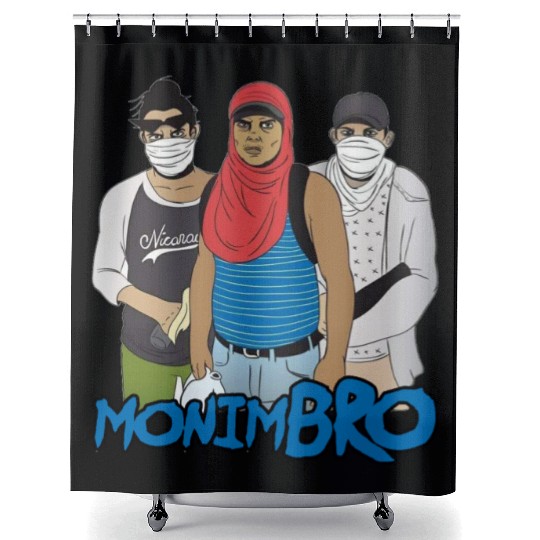 Monimbo Indigenous people of Nicaragua Shower Curtains